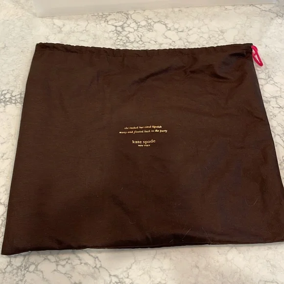 Black soft leather Kate Spade purse with original dust cover - Picture 9 of 12